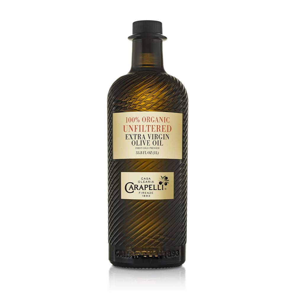 Carapelli Unfiltered Organic Extra Virgin Olive Oil First Cold 